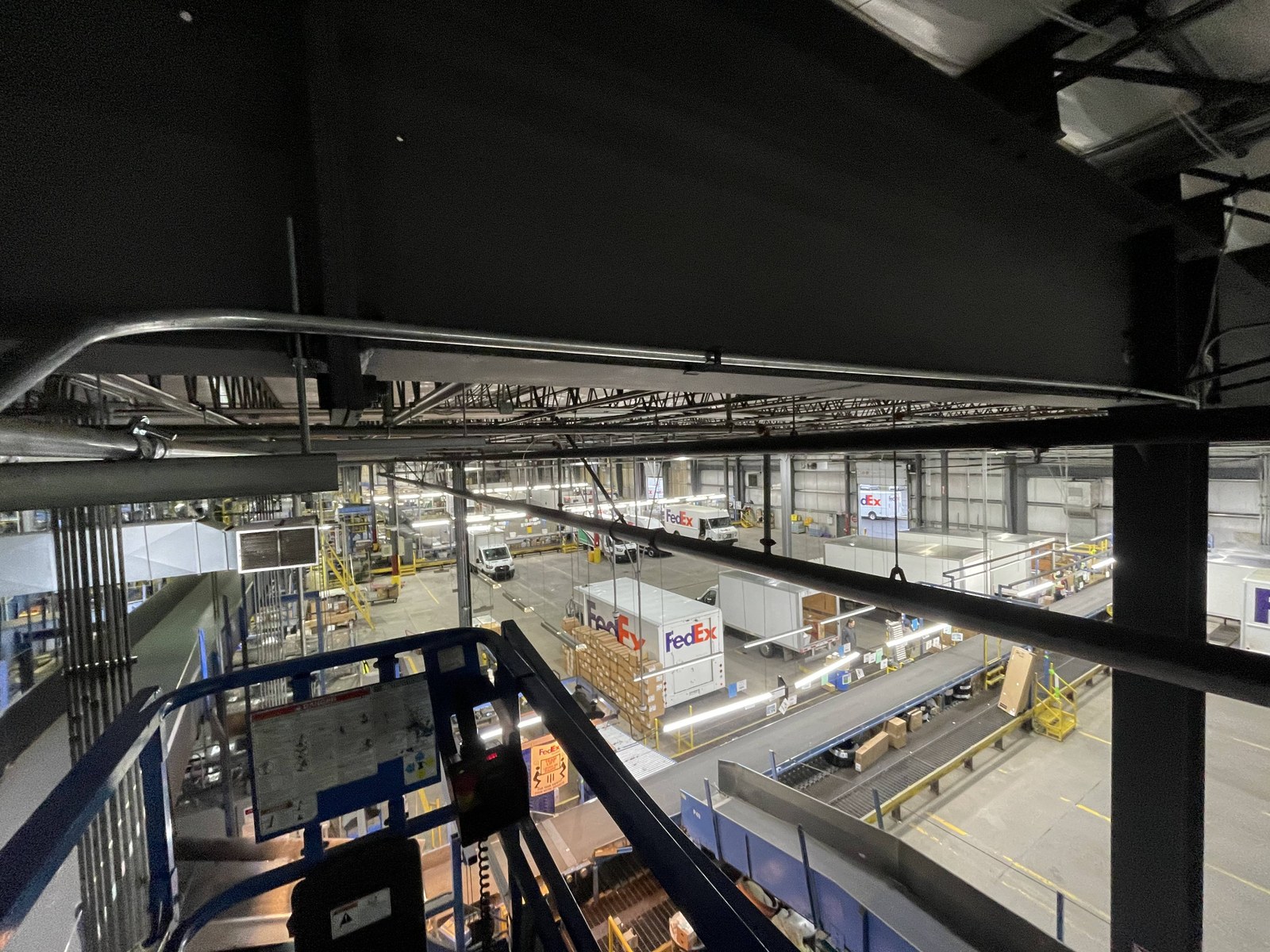 Electrical installation at an industrial site