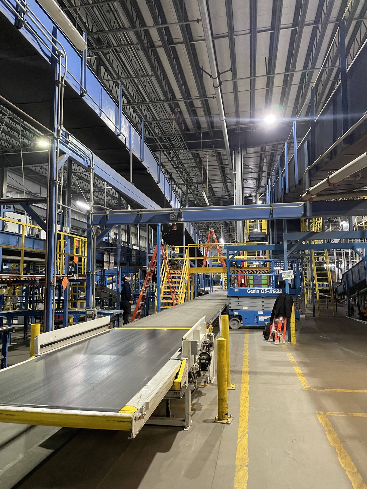 Electrical installation at an industrial site